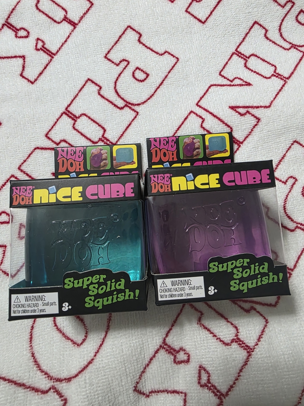 Needoh Nice Cube Super Solid Squish X 2